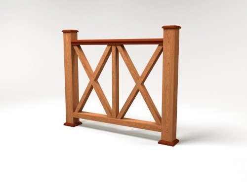 Ограждение из ДПК FG7 терракот купить в Шуе