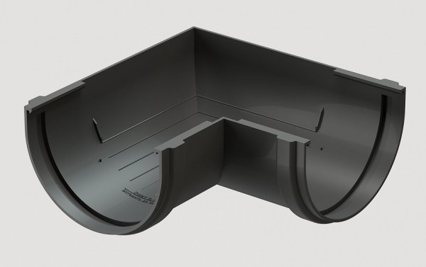 Угловой элемент 90˚ПВХ Docke STANDART серый купить в Шуе Угловой элемент 90˚ПВХ Docke STANDART серый купить в Шуе