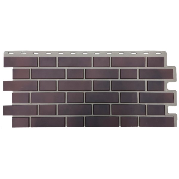 Фасадная панель FineBer, Кирпич Клинкерный 3D Коричново чёрный купить в Шуе Фасадная панель FineBer, Кирпич Клинкерный 3D Коричново чёрный купить в Шуе