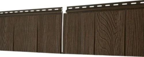 Фасадная панель Ю-Пласт S-Lock Щепа Каштан купить в Шуе