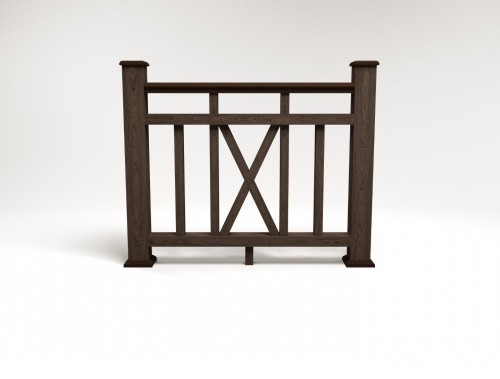 Ограждение из ДПК FG6 венге купить в Шуе