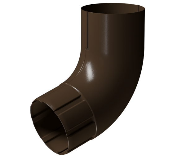 Колено 72° D90 Döcke STAL PREMIUM Каштан, (RAL 8017) купить в Шуе