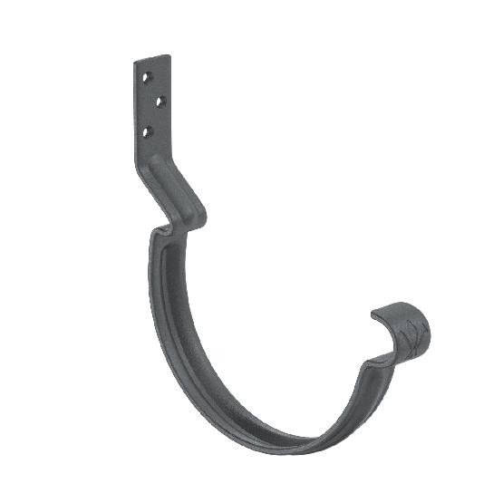 Водосток Aquasistem, Система 150/100 - Крюк крепления желоба короткий RR 23 Маренго matt купить в Шуе