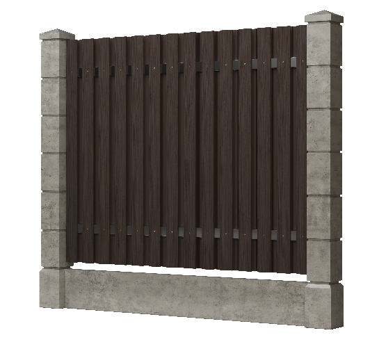 Заборная доска GRINDERDECO, ДПК, тиснение "дуб" Венге купить в Шуе Заборная доска GRINDERDECO, ДПК, тиснение "дуб" Венге купить в Шуе