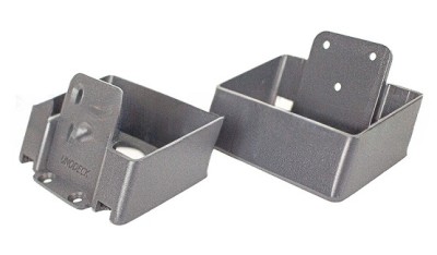 Крепления перил наклонное из алюминия GardenParkett Серый