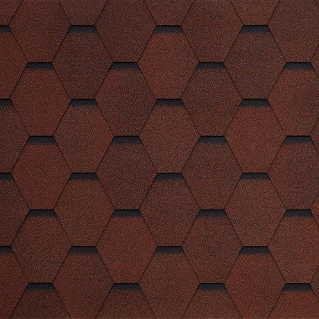 Гибкая черепица Tegola GARDA rosso 409 купить в Шуе