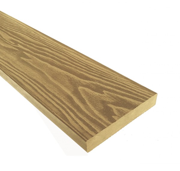 Террасная доска из ДПК Terrapol Смарт 3D Полнотелая без паза Дуб Севилья купить в Шуе