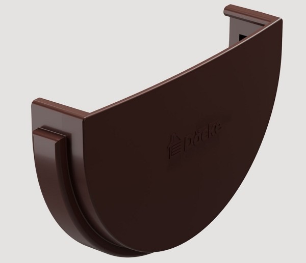 Заглушка желоба ПВХ Docke STANDART Тёмно-коричневый купить в Шуе Заглушка желоба ПВХ Docke STANDART Тёмно-коричневый купить в Шуе