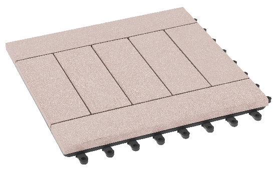 Модульный паркет ДПК GRINDERDECO Комфорт 5 Выбеленный дуб купить в Шуе