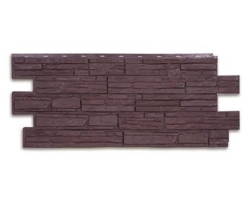 Фасадная панель T-Сайдинг-Альпийская сказка ЭКО-1 Браун купить в Шуе Фасадная панель T-Сайдинг-Альпийская сказка ЭКО-1 Браун купить в Шуе