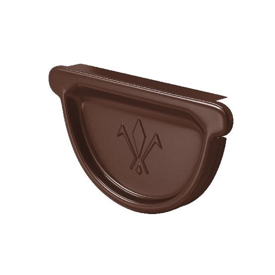 Водосток Aquasistem, система 150/100 - Заглушка универсальная с резиновым уплотнителем RAL 8017 Коричневый купить в Шуе Водосток Aquasistem, система 150/100 - Заглушка универсальная с резиновым уплотнителем RAL 8017 Коричневый купить в Шуе