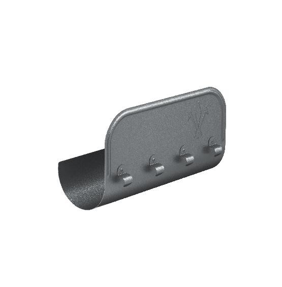 Водосток Aquasistem, Система 150/100 - Ограничитель перелива прямой RR 23 Маренго matt купить в Шуе