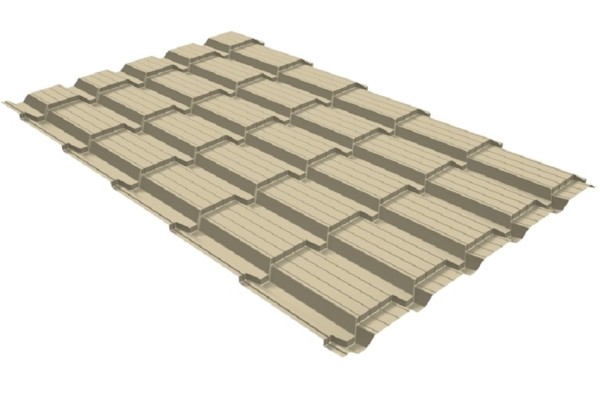 Металлочерепица GL квадро профи 0,45 PE RAL 1015 светлая слоновая кость купить в Шуе Металлочерепица GL квадро профи 0,45 PE RAL 1015 светлая слоновая кость купить в Шуе