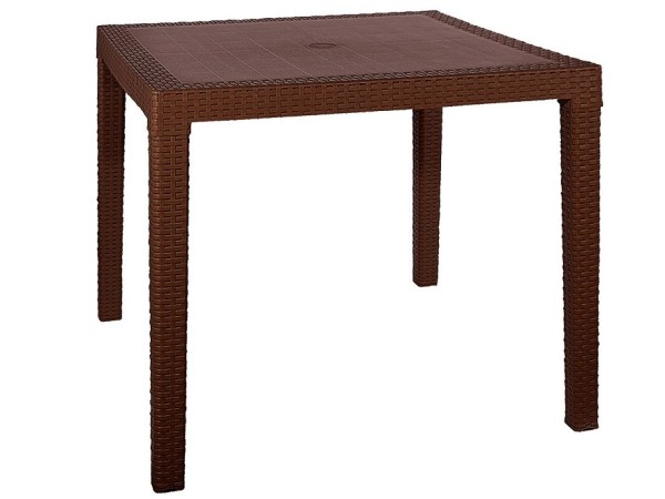 Стол квадратный FIJI Quatro Table Коричневый купить в Шуе Стол квадратный FIJI Quatro Table Коричневый купить в Шуе