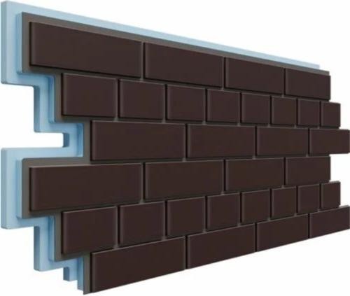 Термопанели Доломит Кирпич 40 мм Коричневый купить в Шуе Термопанели Доломит Кирпич 40 мм Коричневый купить в Шуе