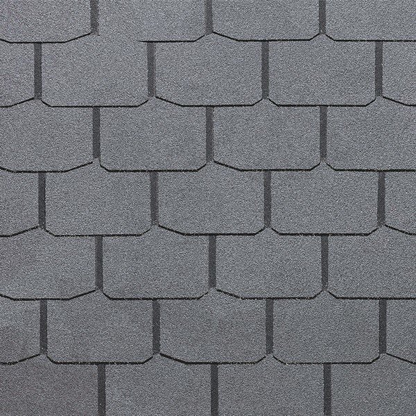 Гибкая черепица Docke, коллекция Крона – Серый купить в Шуе