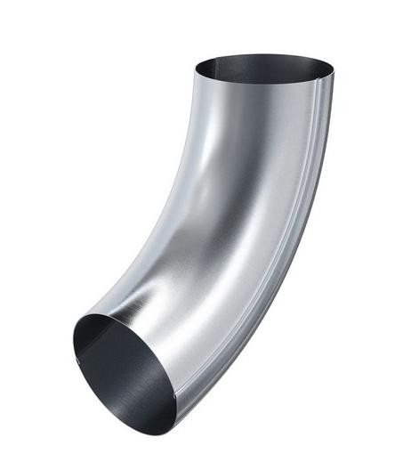 Водосток Aquasistem, Система 125x90 - Колено трубы оцинковка купить в Шуе