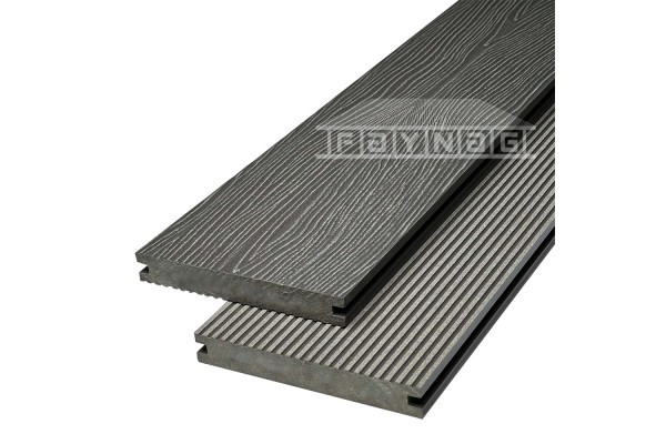 Террасная доска из ДПК Faynag Premium Massive 3D — Графит купить в Шуе Террасная доска из ДПК Faynag Premium Massive 3D — Графит купить в Шуе