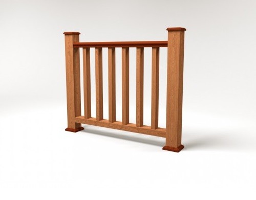 Ограждение из ДПК FG5 терракот купить в Шуе Ограждение из ДПК FG5 терракот купить в Шуе