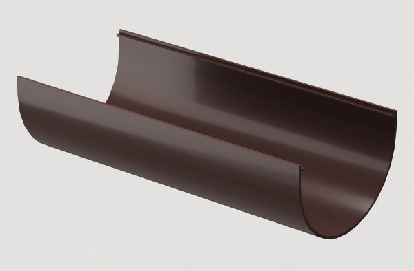 Желоб водосточный ПВХ Docke STANDART Тёмно-коричневый купить в Шуе Желоб водосточный ПВХ Docke STANDART Тёмно-коричневый купить в Шуе