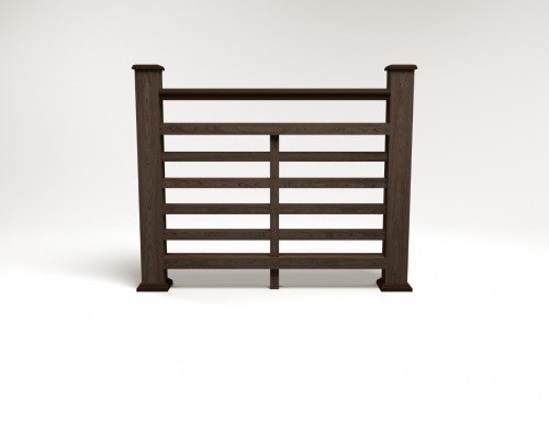 Ограждение из ДПК FG4 венге купить в Шуе