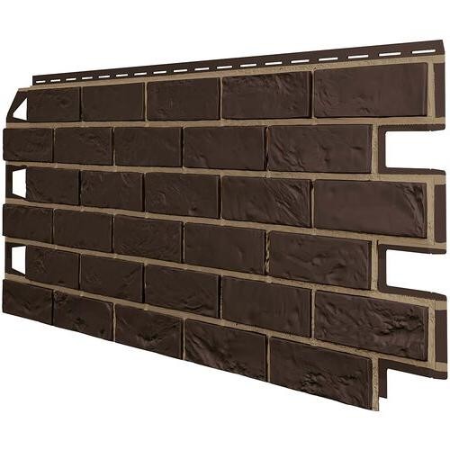 Фасадные панели ТЕХНОНИКОЛЬ Оптима Кирпич Тёмно-коричневый купить в Шуе