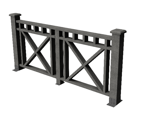 Ограждения декоративное ДПК GRINDERDECO Виктория серый базальт купить в Шуе Ограждения декоративное ДПК GRINDERDECO Виктория серый базальт купить в Шуе