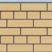 Термопанели Доломит Кирпич 40 мм Жёлтый купить в Шуе