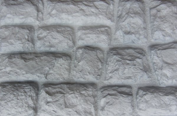 Фасадная панель Аэлит Камень крупный Белый купить в Шуе Фасадная панель Аэлит Камень крупный Белый купить в Шуе