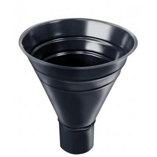 Водосток Grand Line 125x90 – Воронка водосборная RAL 7024 купить в Шуе Водосток Grand Line 125x90 – Воронка водосборная RAL 7024 купить в Шуе