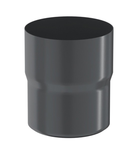 Водосток Aquasistem, система 125x90 - Соединитель трубы RAL 7024 Тёмно-серый купить в Шуе Водосток Aquasistem, система 125x90 - Соединитель трубы RAL 7024 Тёмно-серый купить в Шуе