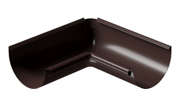 Угол внутренний 90° D125 Döcke STAL PREMIUM Шоколад, (RAL 8019) купить в Шуе Угол внутренний 90° D125 Döcke STAL PREMIUM Шоколад, (RAL 8019) купить в Шуе