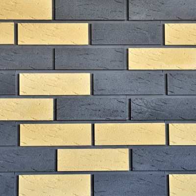 Фасадная плитка Кирисс Фасад Клинкерный кирпич 2х цветный №3