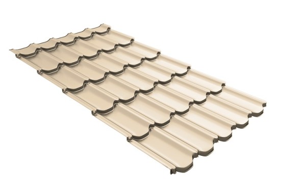 Металлочерепица квинта плюс с 3D резом 0,45 PE RAL 1015 светлая слоновая кость купить в Шуе Металлочерепица квинта плюс с 3D резом 0,45 PE RAL 1015 светлая слоновая кость купить в Шуе