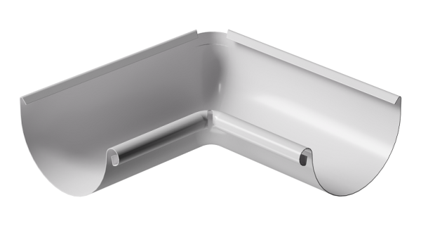 Угол внутренний 90° D125 Döcke STAL PREMIUM Пломбир, (RAL 9010) купить в Шуе Угол внутренний 90° D125 Döcke STAL PREMIUM Пломбир, (RAL 9010) купить в Шуе