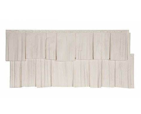 Фасадная панель T-Сайдинг-Щепа дуб ЭКО-1 Белый купить в Шуе