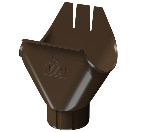 Воронка желоба D125 Döcke STAL PREMIUM Каштан, (RAL 8017) купить в Шуе Воронка желоба D125 Döcke STAL PREMIUM Каштан, (RAL 8017) купить в Шуе