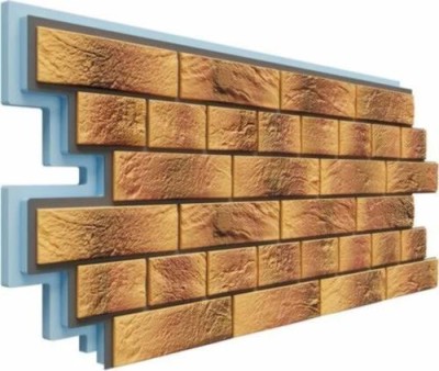 Термосайдинг Доломит Венецианский Кирпич 40 мм Нарва