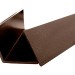 Уголок ДПК для сайдинга 70x70x3000мм Коричневый купить в Шуе