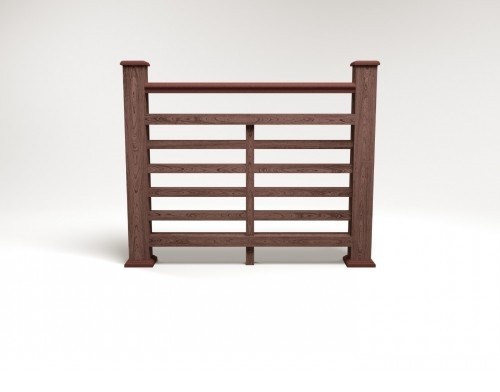 Ограждение из ДПК FG4 шоколад купить в Шуе Ограждение из ДПК FG4 шоколад купить в Шуе