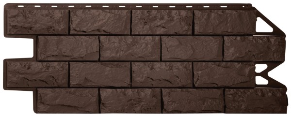 Фасадная панель Альта-Профиль Фагот ЭКО Коричневый купить в Шуе