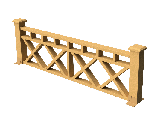 Ограждения декоративное ДПК GRINDERDECO  Бэйли песчаник купить в Шуе Ограждения декоративное ДПК GRINDERDECO  Бэйли песчаник купить в Шуе
