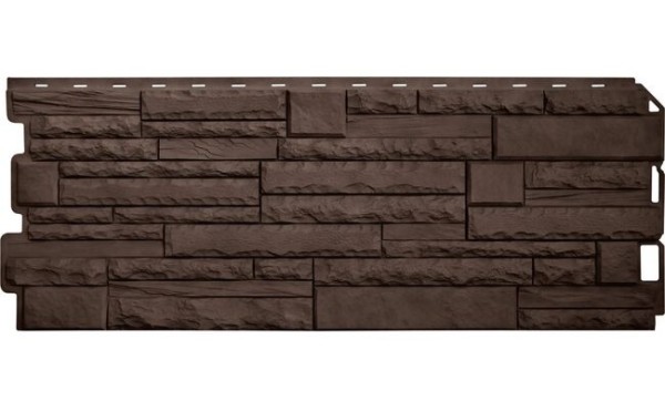 Фасадная панель Альта-Профиль Скалистый камень ЭКО Коричневый купить в Шуе Фасадная панель Альта-Профиль Скалистый камень ЭКО Коричневый купить в Шуе