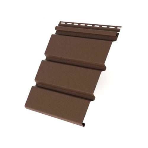 Софит без перфорации, коричневый купить в Шуе