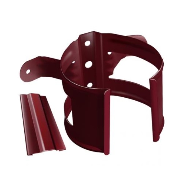 Водосток Grand Line 125x90 – Кронштейн трубы на дерево RAL 3005 купить в Шуе Водосток Grand Line 125x90 – Кронштейн трубы на дерево RAL 3005 купить в Шуе