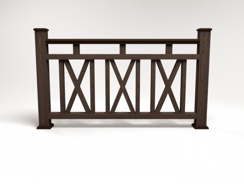 Ограждение из ДПК FG3 венге купить в Шуе