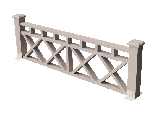 Ограждения декоративное ДПК GRINDERDECO Бэйли выбеленый дуб купить в Шуе Ограждения декоративное ДПК GRINDERDECO Бэйли выбеленый дуб купить в Шуе