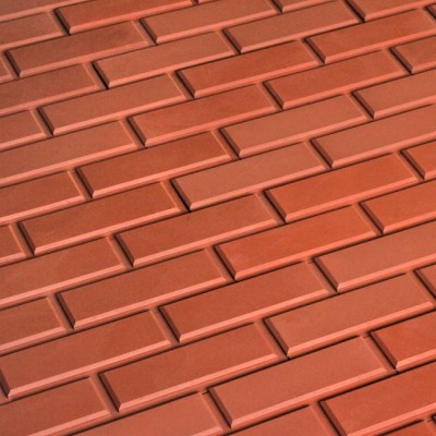 Фасадная плитка Кирисс Фасад Гладкий кирпич с фаской