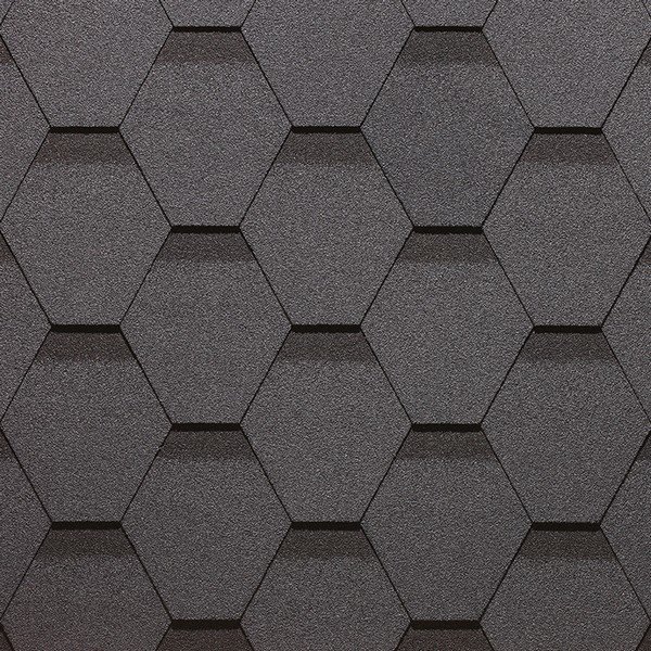 Гибкая черепица Docke, коллекция Сота – Серый купить в Шуе