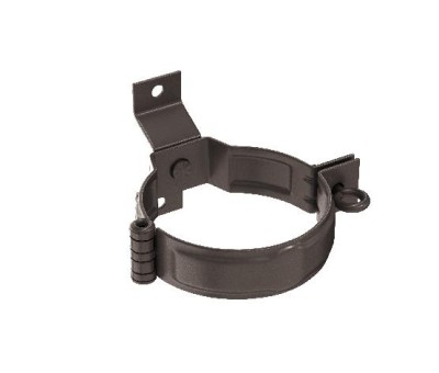 Водосток Aquasistem, система 150/100 - Декоративный хомут трубы под дерево с комплектом крепления RR 32 Тёмно-Коричнневый